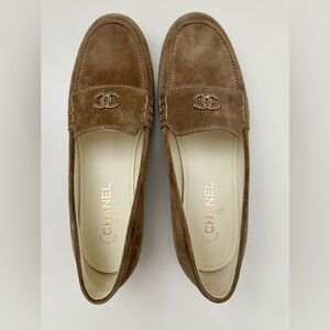NIB Chanel CC Chain Mocassin Loafers